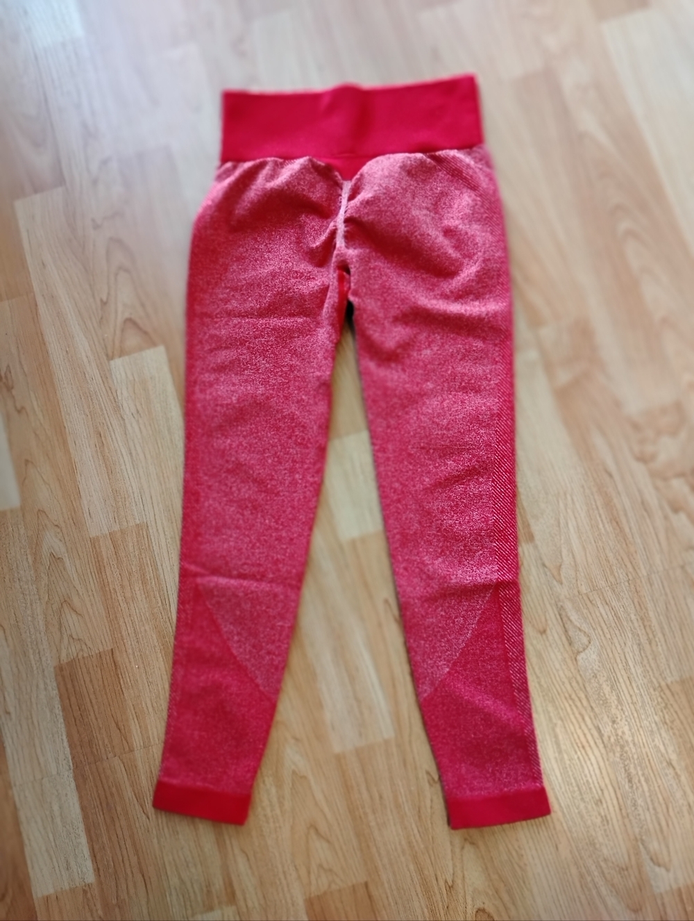 Red Glitter Stretch Leggings